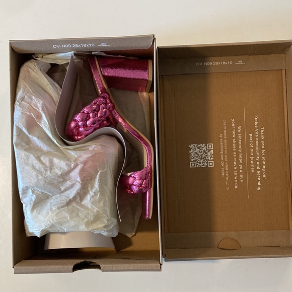 NWT Anthropologie Dolce Vita Paily‎ Heels in Rose Size 7 Pink - Picture 4 of 9